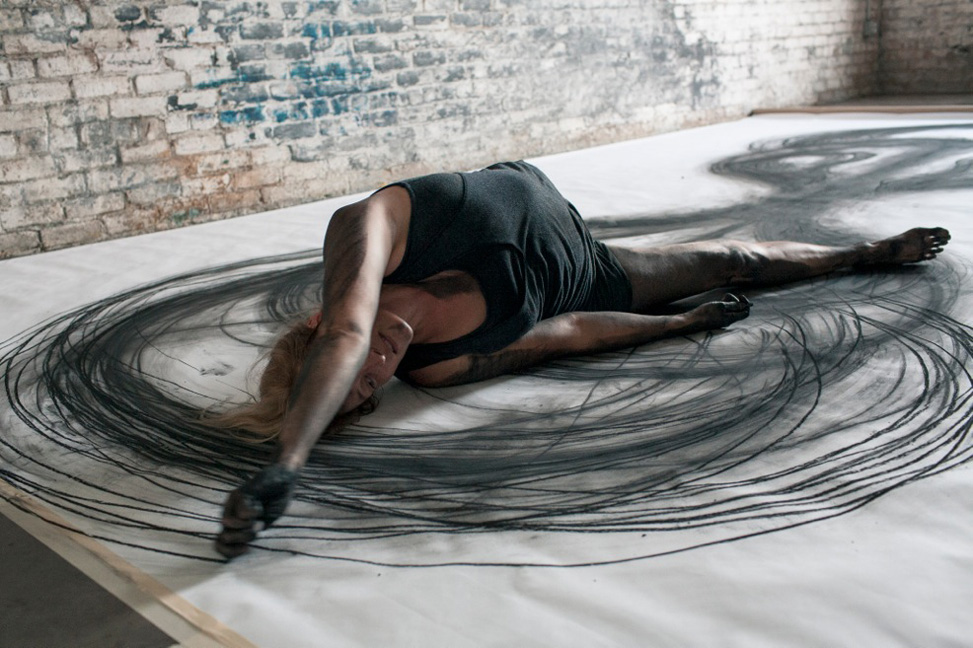 Рисунки телом художницы Хизер Хансен (Heather Hansen)