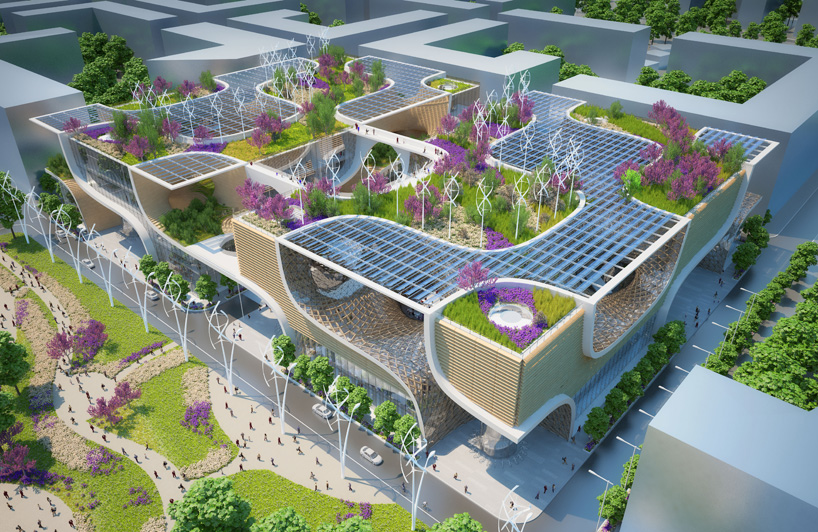 Vincent Callebaut Architectures показали проект «Деревянной орхидеи»