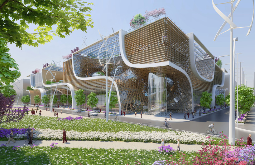 Vincent Callebaut Architectures показали проект «Деревянной орхидеи»