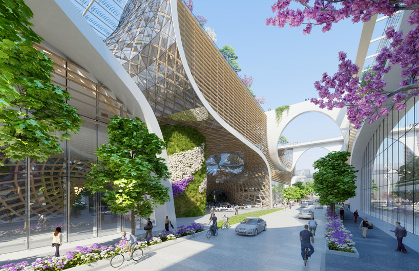 Vincent Callebaut Architectures показали проект «Деревянной орхидеи»