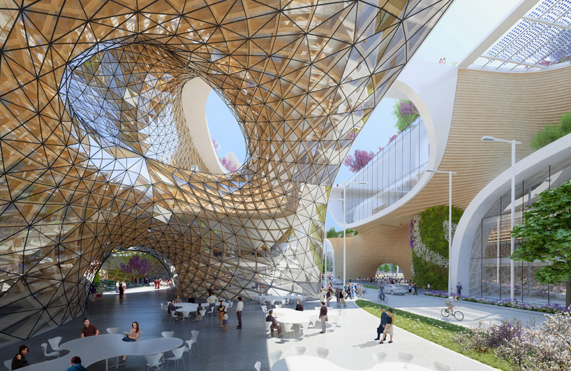 Vincent Callebaut Architectures показали проект «Деревянной орхидеи»