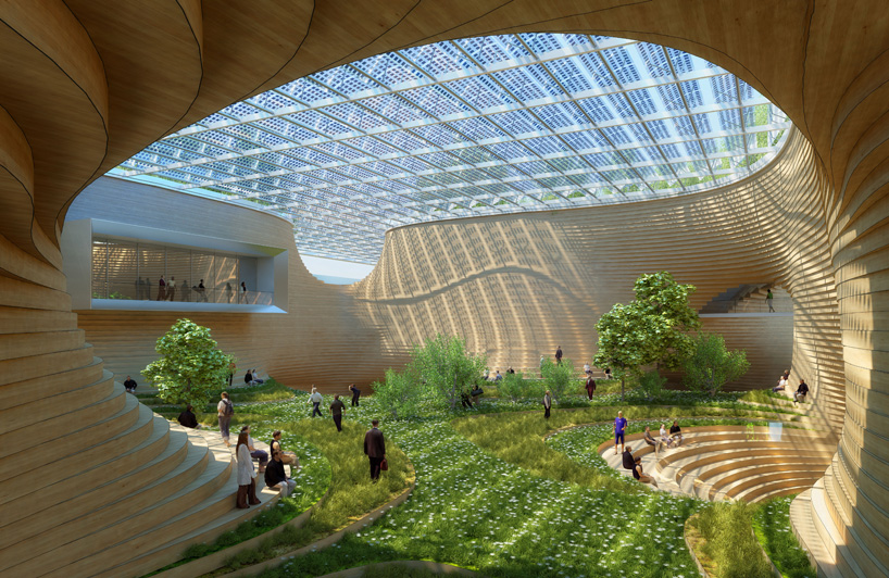 Vincent Callebaut Architectures показали проект «Деревянной орхидеи»