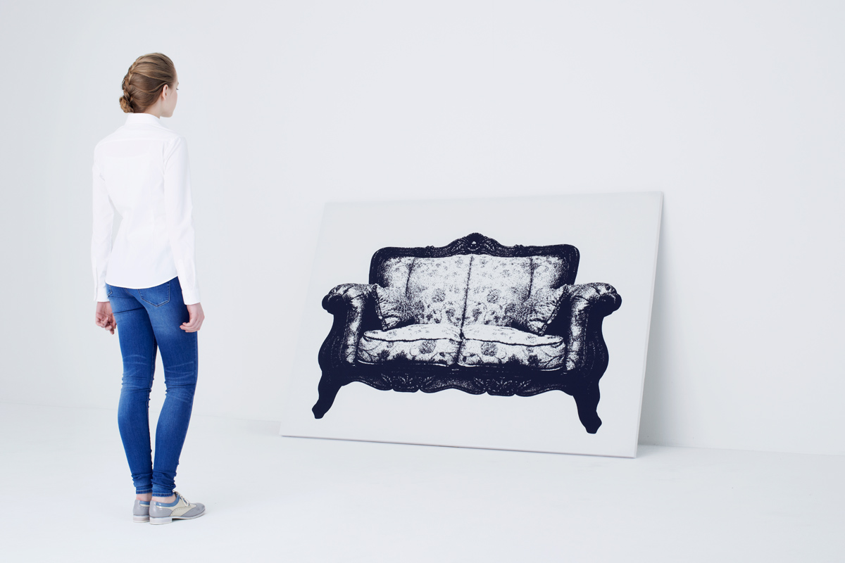 Иллюзорные кресла Canvas от дизайн-студии YOY