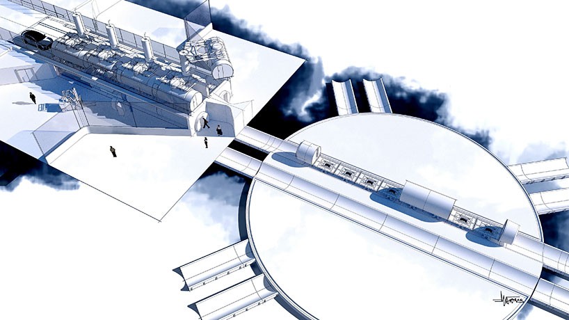 Argo Design показала, как будут выглядеть терминалы и капсулы Hyperloop
