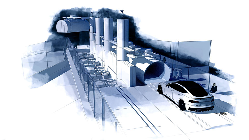 Argo Design показала, как будут выглядеть терминалы и капсулы Hyperloop