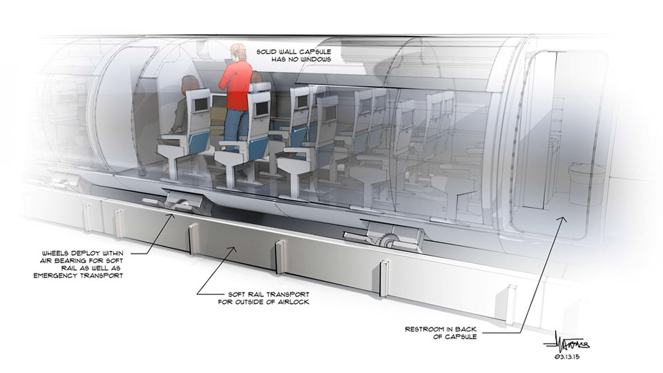 Argo Design показала, как будут выглядеть терминалы и капсулы Hyperloop