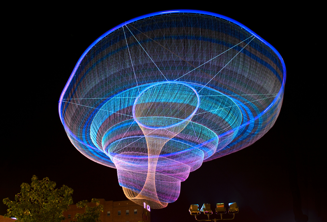 Удивительные городские инсталляции от Джанет Эчельман (Janet Echelman)