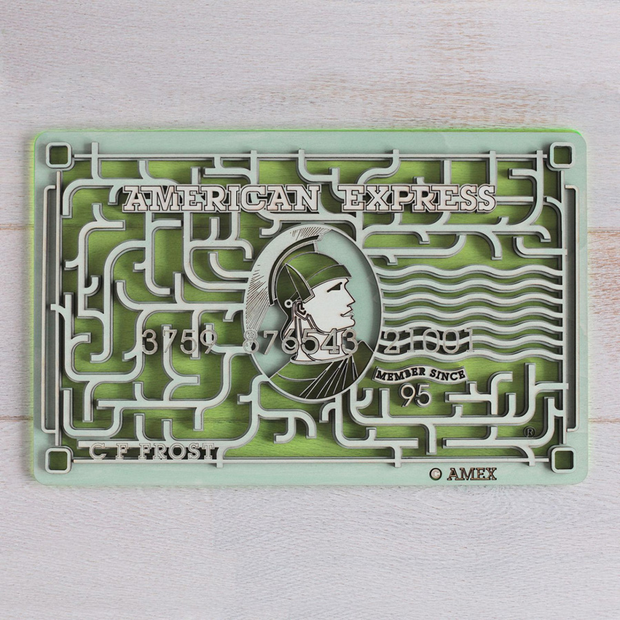 Карты American Express от дизайнера Vincent Viriot