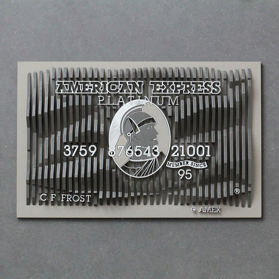 Карты American Express от дизайнера Vincent Viriot