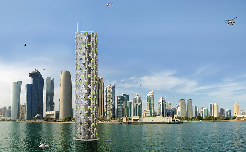 Luca Curci Architects разработала дизайн модульного небоскреба
