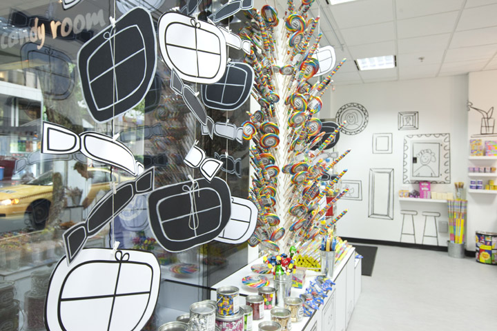 Дизайн магазина сладостей Candy Room от Red Design Group