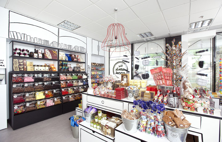 Дизайн магазина сладостей Candy Room от Red Design Group