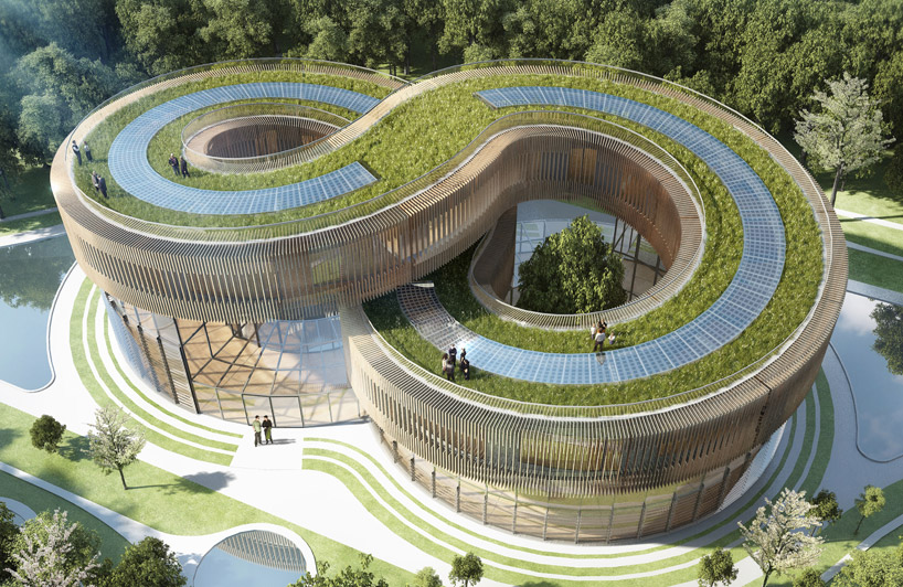 Mobius VIlla with Green Roof and Solar Panels from Flavours Orchard