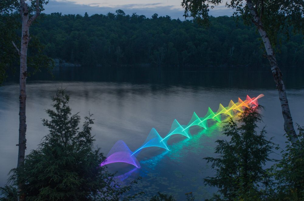 Kayak Paddles in Long Exposure Photo by Stephen Orlando