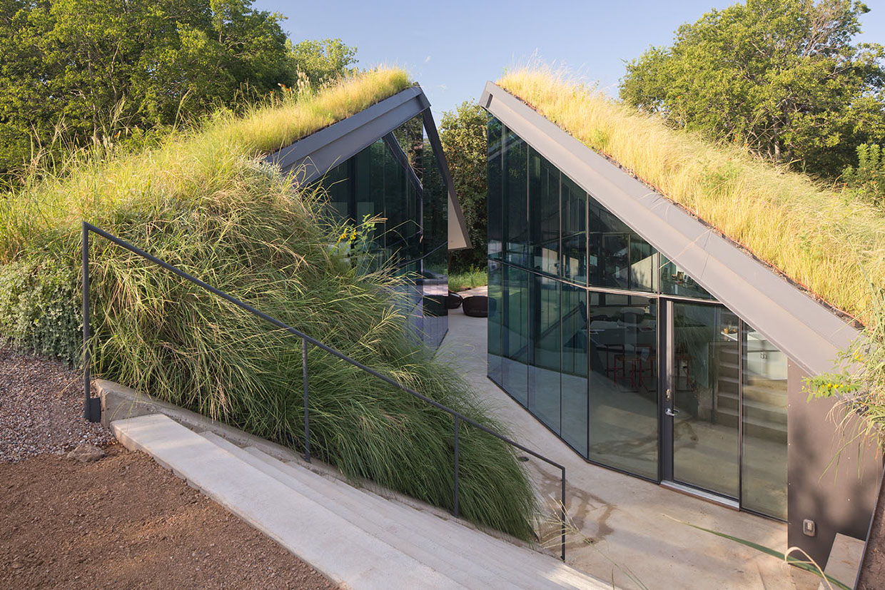Дом Edgeland Residence на берегу реки Колорадо от компании Bercy Chen Studio