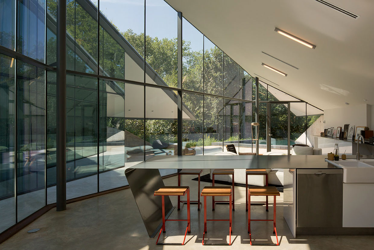 Дом Edgeland Residence на берегу реки Колорадо от компании Bercy Chen Studio