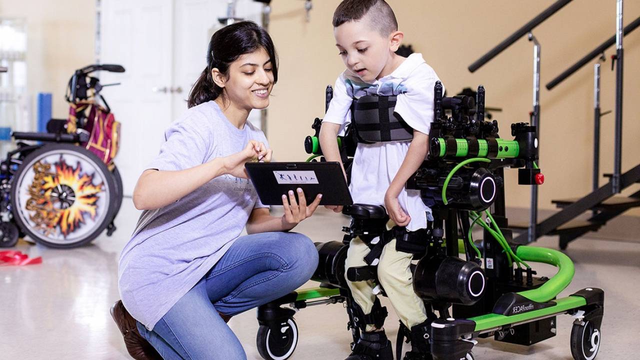 Детский экзоскелет Trexo Robotics