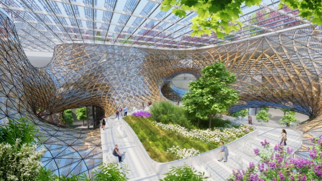Vincent Callebaut Architectures показали проект «Деревянной орхидеи»