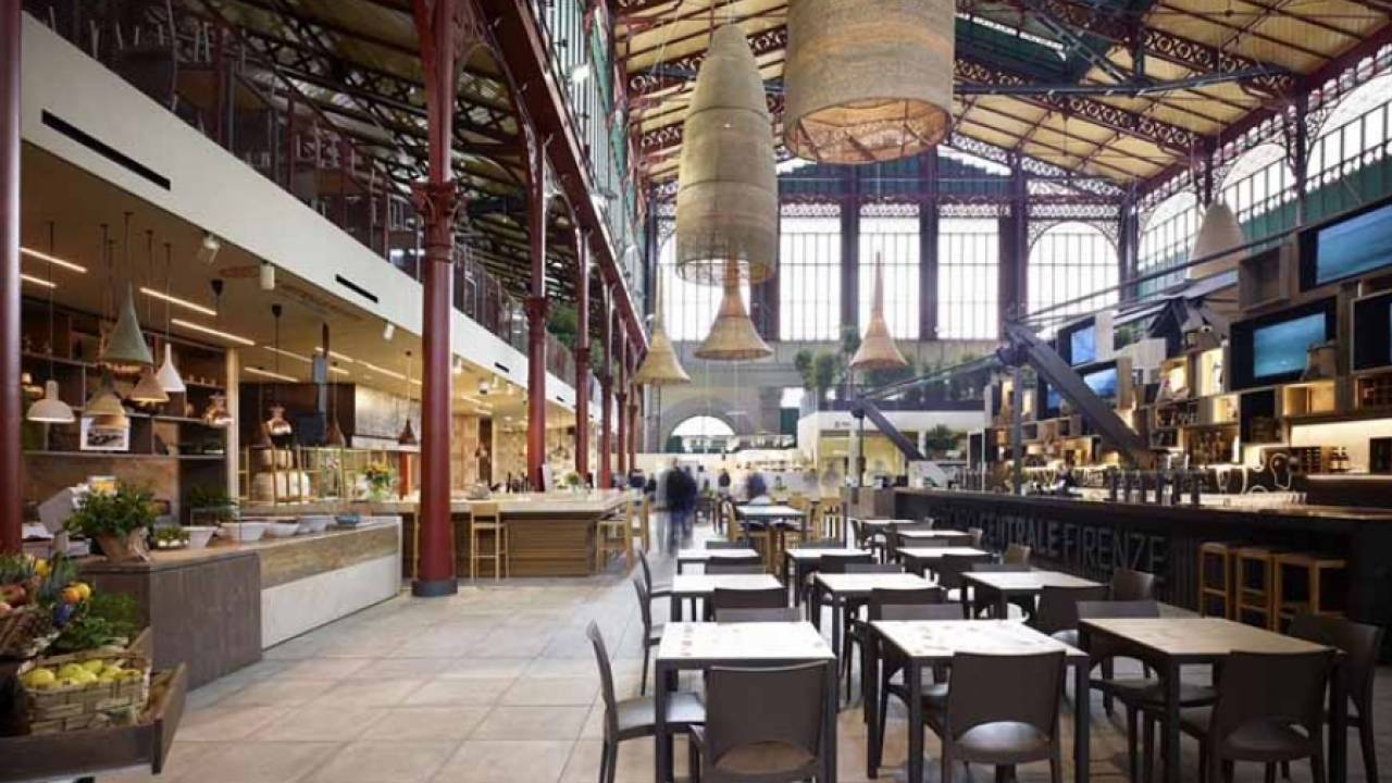 Archea Associates & Tagina Ceramiche D'Arte перемоделировали рынок Сан-Лоренцо во Флоренции