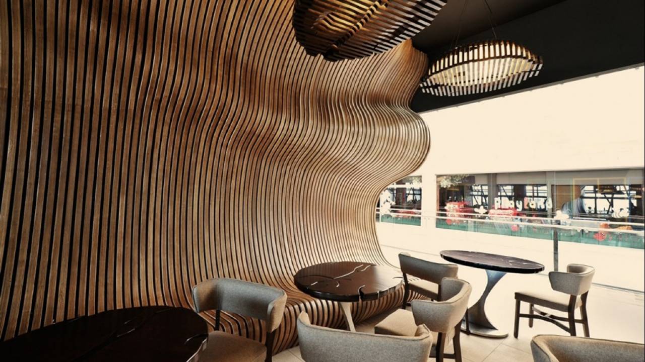 Креативный интерьер кофейни Don Cafe House в Приштине