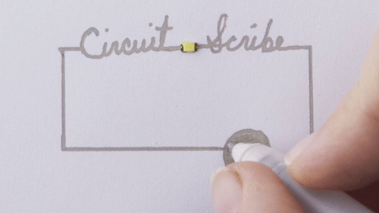 Circuit Scribe - ручка для рисования электронных схем на бумаге
