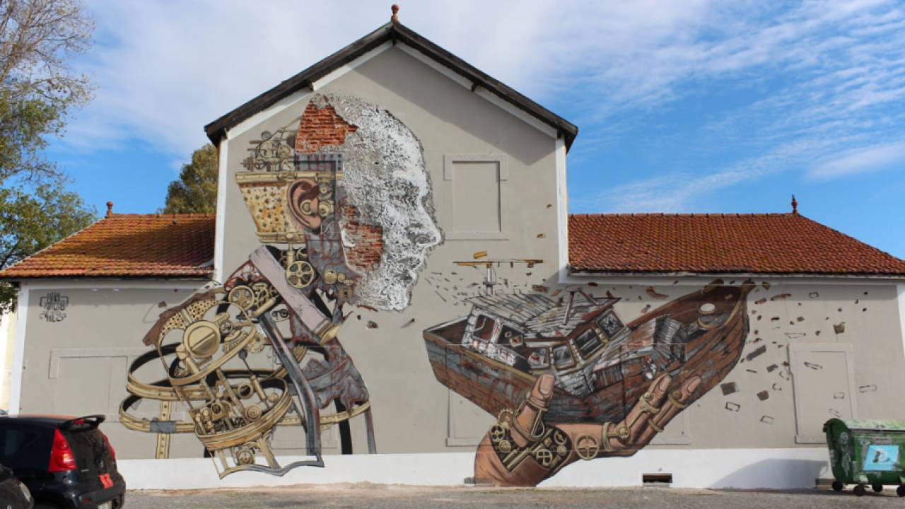 Концептуальное искусство от Vhils: создавать, разрушая