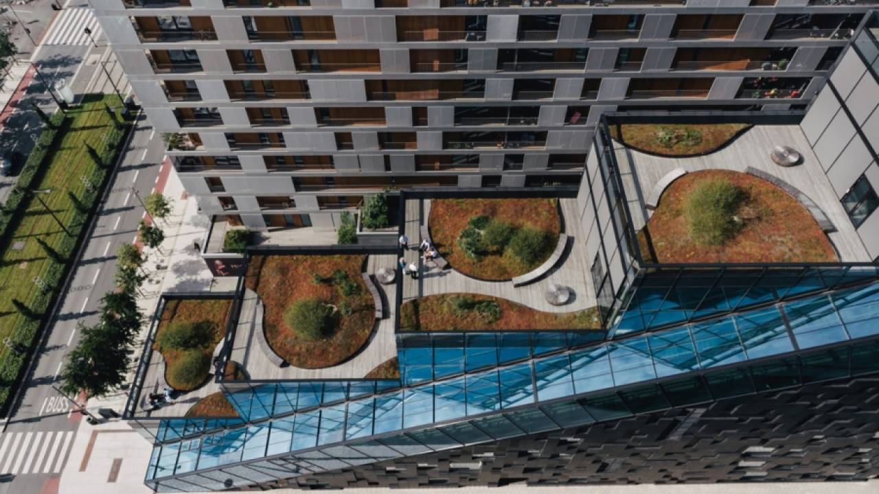 Офисное здание DnB West-Building в юго-восточной части Норвегии