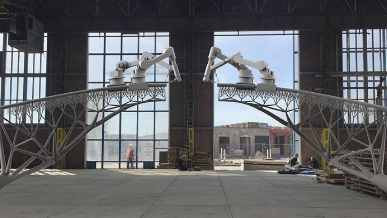 Стальной мост в центре Амстердама создадут с помощью технологии 3D-печати