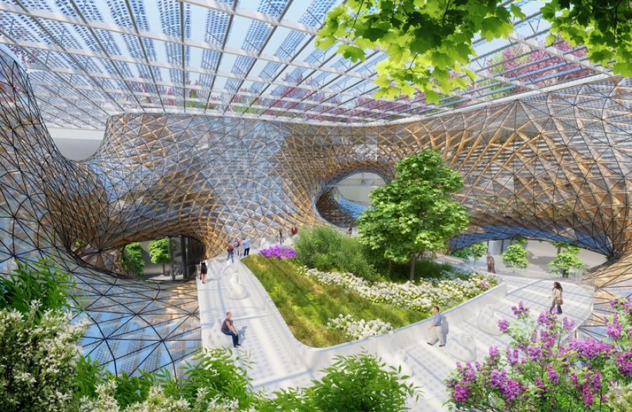 Vincent Callebaut Architectures показали проект &laquo;Деревянной орхидеи&raquo;