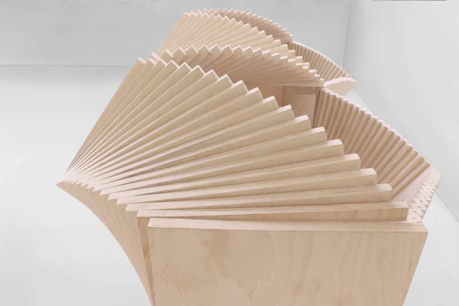 Wave Cabinet - шкаф-трансформер от художника Себастьяна Эрразуриса (Sebastian ErraZuriz)