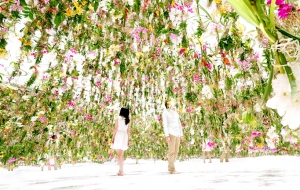 Floating Flower Garden, или интерактивный цветник от TeamLab