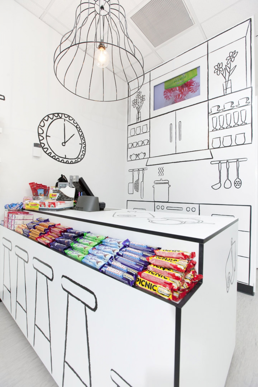 Дизайн магазина сладостей Candy Room от Red Design Group