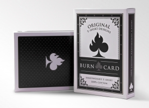 Оригинальная упаковка для футболок бренда Burn Card Clothing