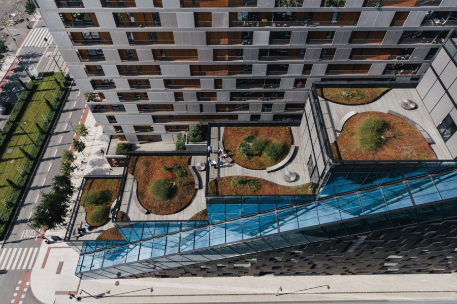 Офисное здание DnB West-Building в юго-восточной части Норвегии